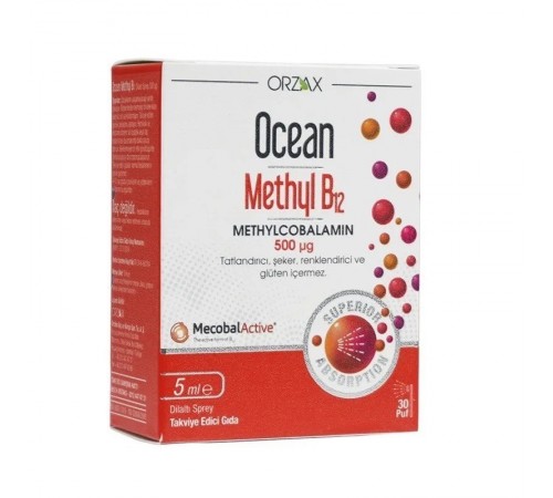 ORZAX Ocean B12 Methylcobalamin 500 mcg ORZAX Ocean B12 Methylcobalamin 500 mcg