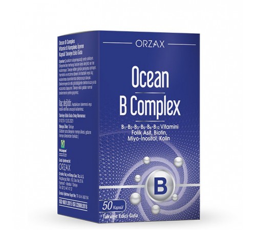 ORZAX Ocean B COMPLEX - Vitamins of group B (Vitamin B, ) ORZAX Ocean B COMPLEX - Vitamins of group B (Vitamin B, )