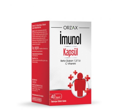 ORZAX Imunol Kapsül 40 Capsules ORZAX Imunol Kapsül 40 Capsules