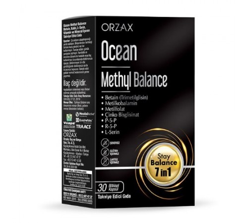 Orzax Ocean Methyl Balance 30 Capsules Orzax Ocean Methyl Balance 30 Capsules