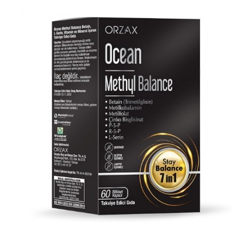 Orzax Ocean Methyl Balance 60 Capsules Orzax Ocean Methyl Balance 60 Capsules