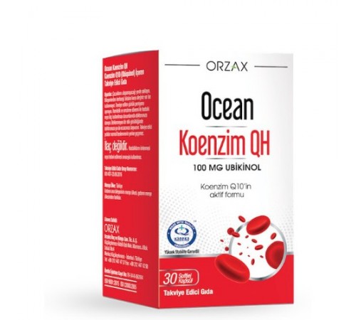 Orzax Ocean Koenzim QH 30 capsules Orzax Ocean Koenzim QH 30 capsules