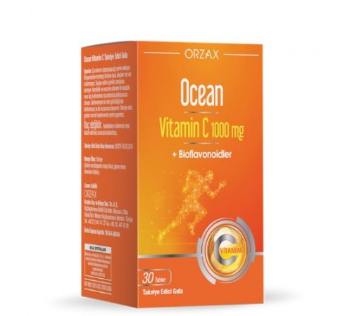 OCEAN VITAMIN C 1000 mg 30 TABLETS OCEAN VITAMIN C 1000 mg 30 TABLETS