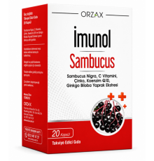 ORZAX Ocean Imunol Sambucus 20 Capsules MOQ 5000