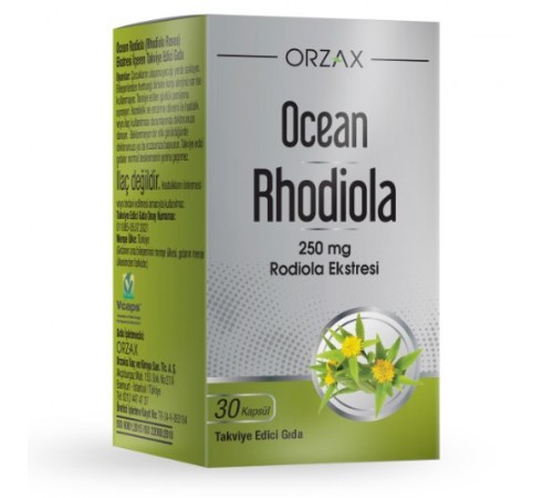 Orzax Ocean Rhodiola 250 mg. Orzax Ocean Rhodiola 250 mg.