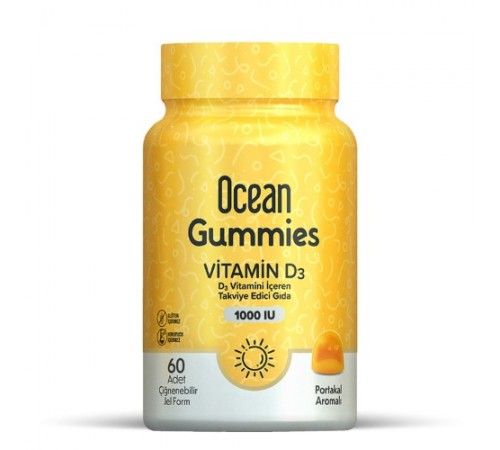 ORZAX Ocean Gummies Vitamin D3 1000 IU ORZAX Ocean Gummies Vitamin D3 1000 IU